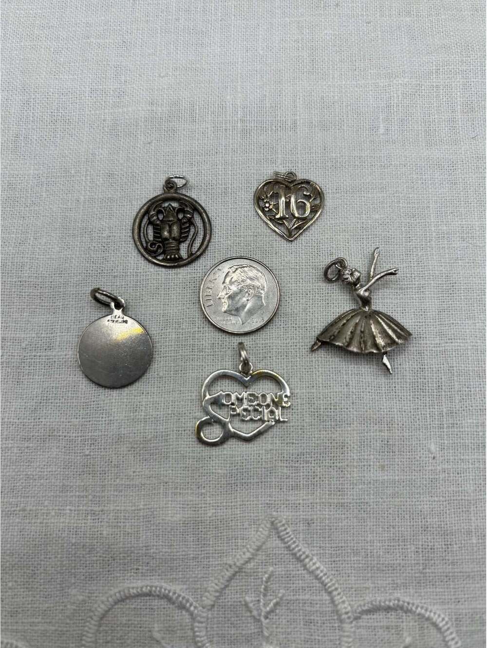Vintage Sterling Silver Charms